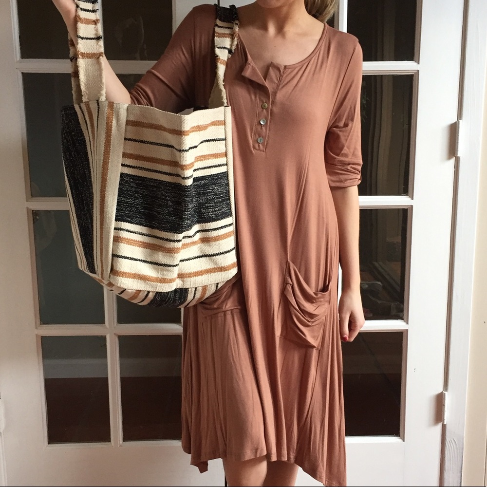 LAST ITEM▫️Gorgeous Boho Shopper Tote - Picture 6 of 8